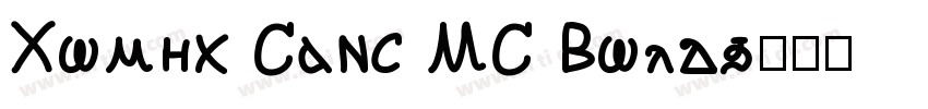 Comic Sans MS Bold字体转换